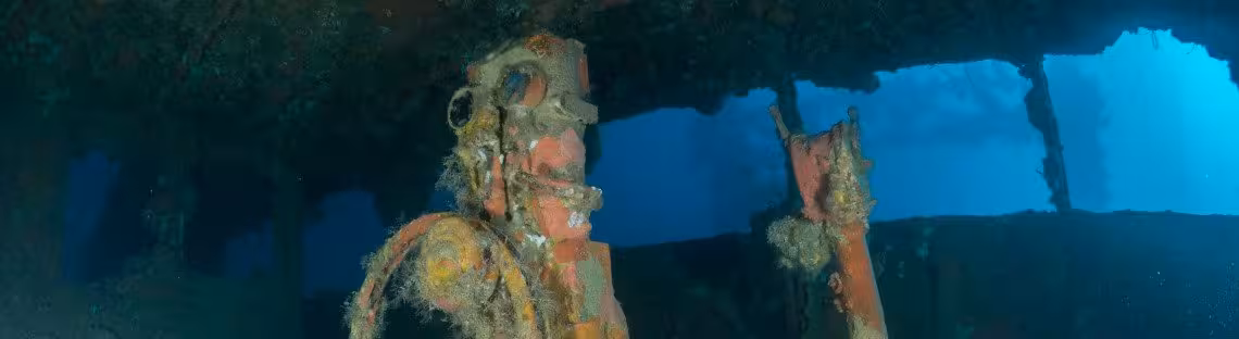 Brücke der Nippo Maru, Truk Lagoon