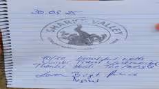 Der nächste Stempel zur Eintragung ins nicht vorhandene Wanderbuch ist ergattert.